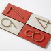 Ceramic house numbers address signs home