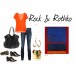 orange blue mark rothko outfit inspiration
