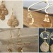 champagne citrine gold chandelier earrings