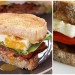 Bacon lettuce tomato cheese fried egg sandwich