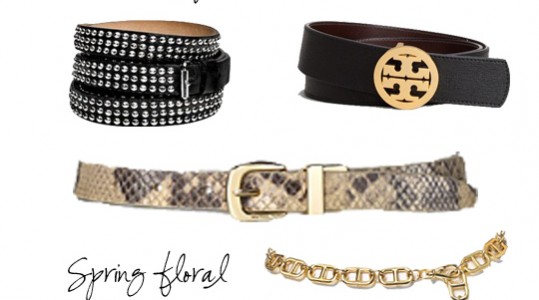 tory burch studded belt raffia belt spring belt neon belt chain belt how to wear belts